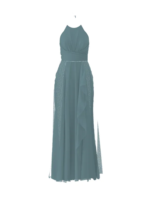 Bodice(Jayla), Skirt(Jaycie), teal sold by Amsale
