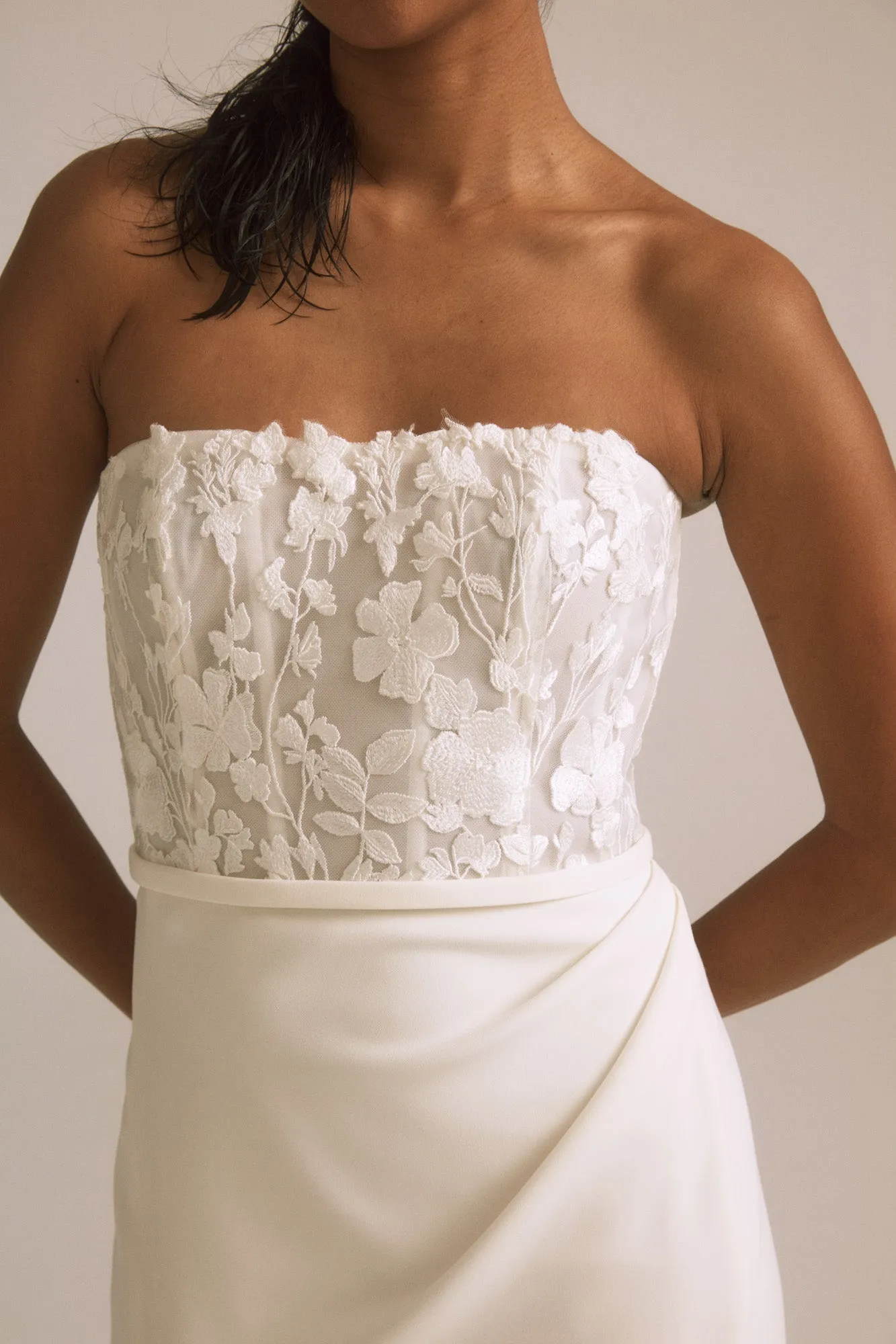 Elton - Ivory sold by Amsale