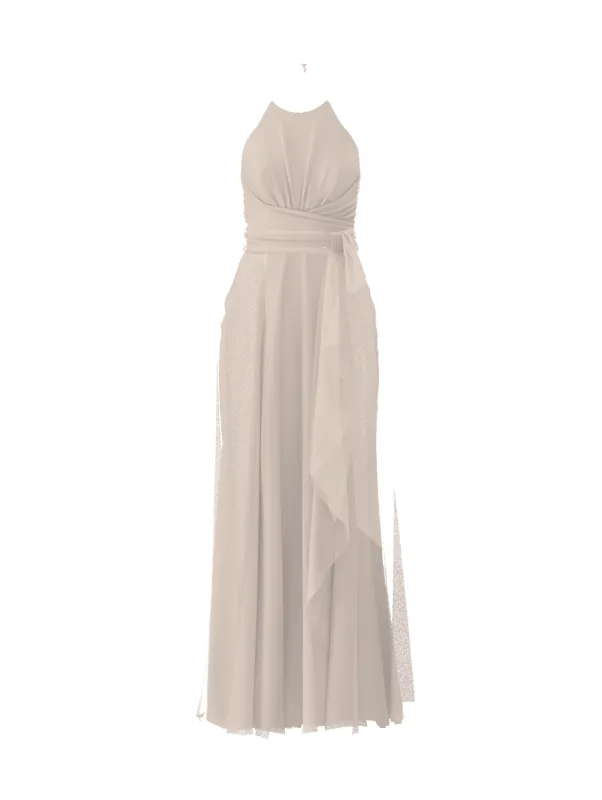 Bodice(Jayla), Skirt(Jaycie),Belt(Sash), fawn sold by Amsale