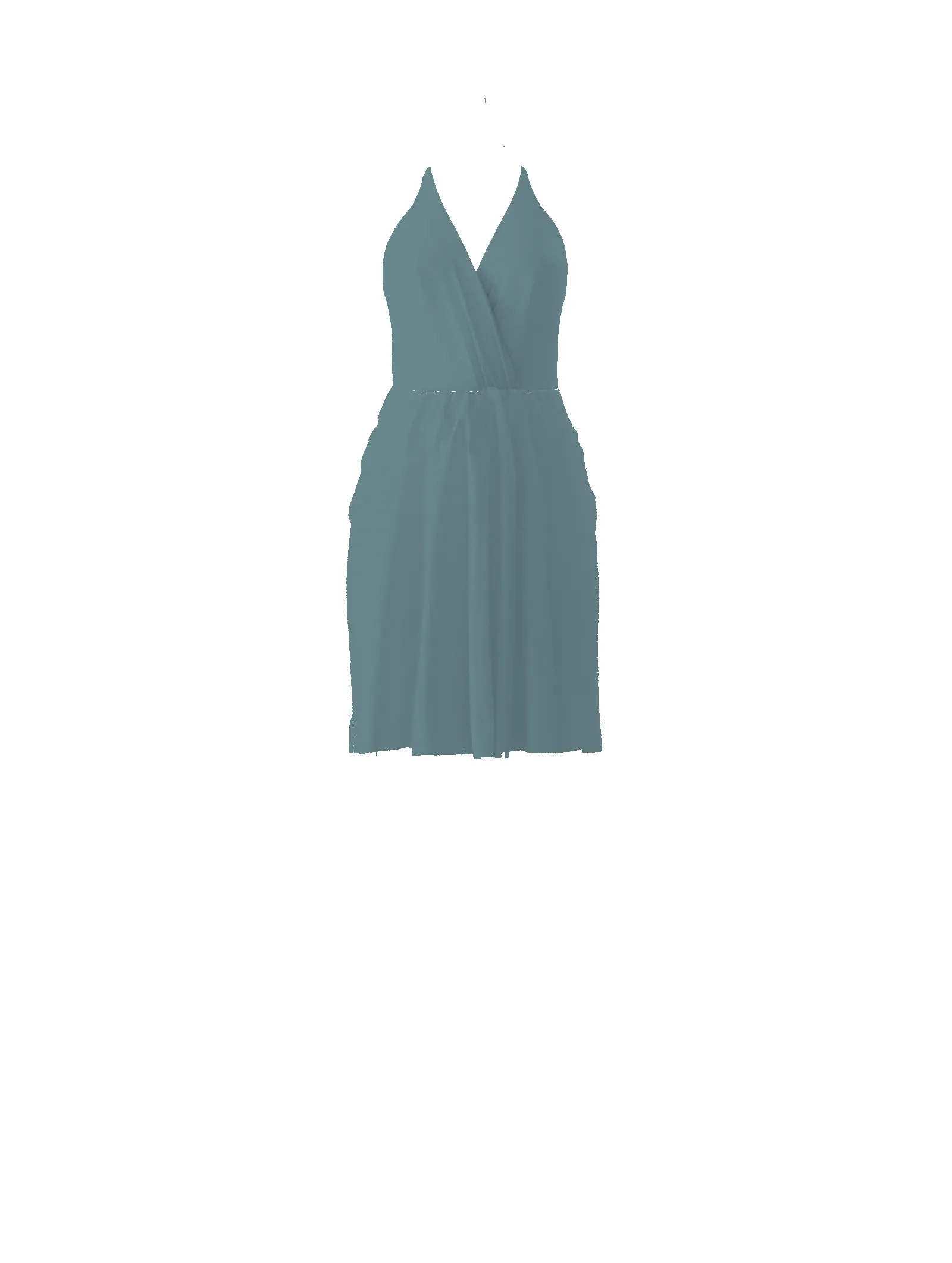 Bodice(Carmelle), Skirt(Carla), teal sold by Amsale