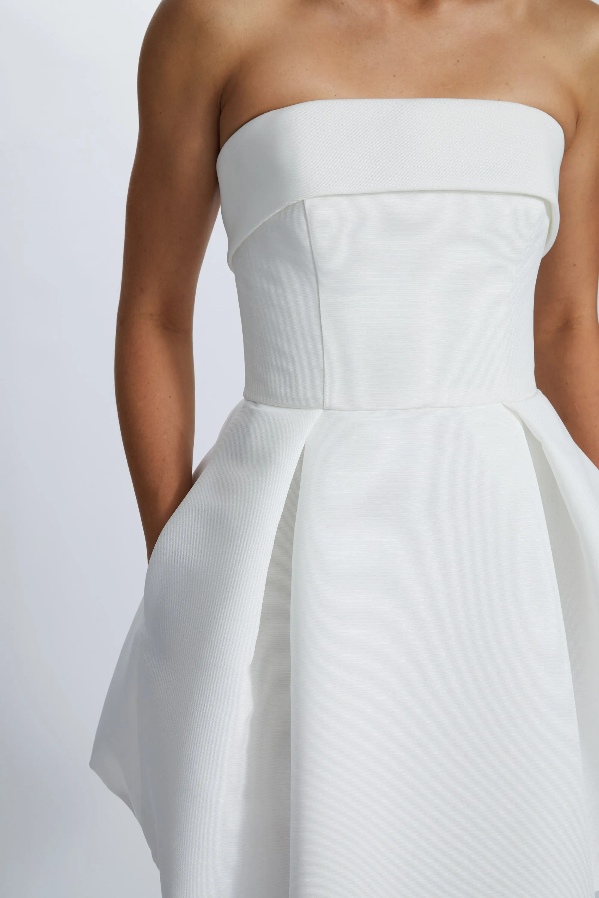 Faille Mini Dress sold by Amsale product image thumbnail 4