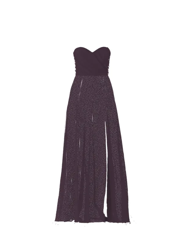 Bodice(Jaycie), Skirt(Arabella), plum sold by Amsale