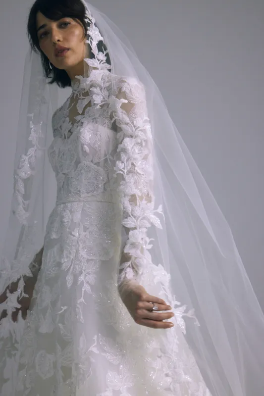 AVA855 - Embellished Cathedral Veil sold by Amsale