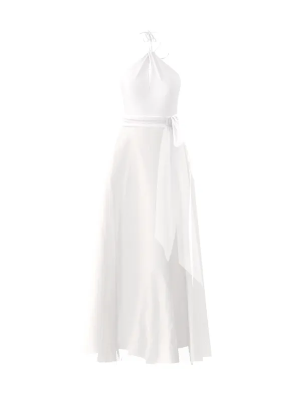 Bodice(Colby), Skirt(Cerisa),Belt(Sash), white sold by Amsale