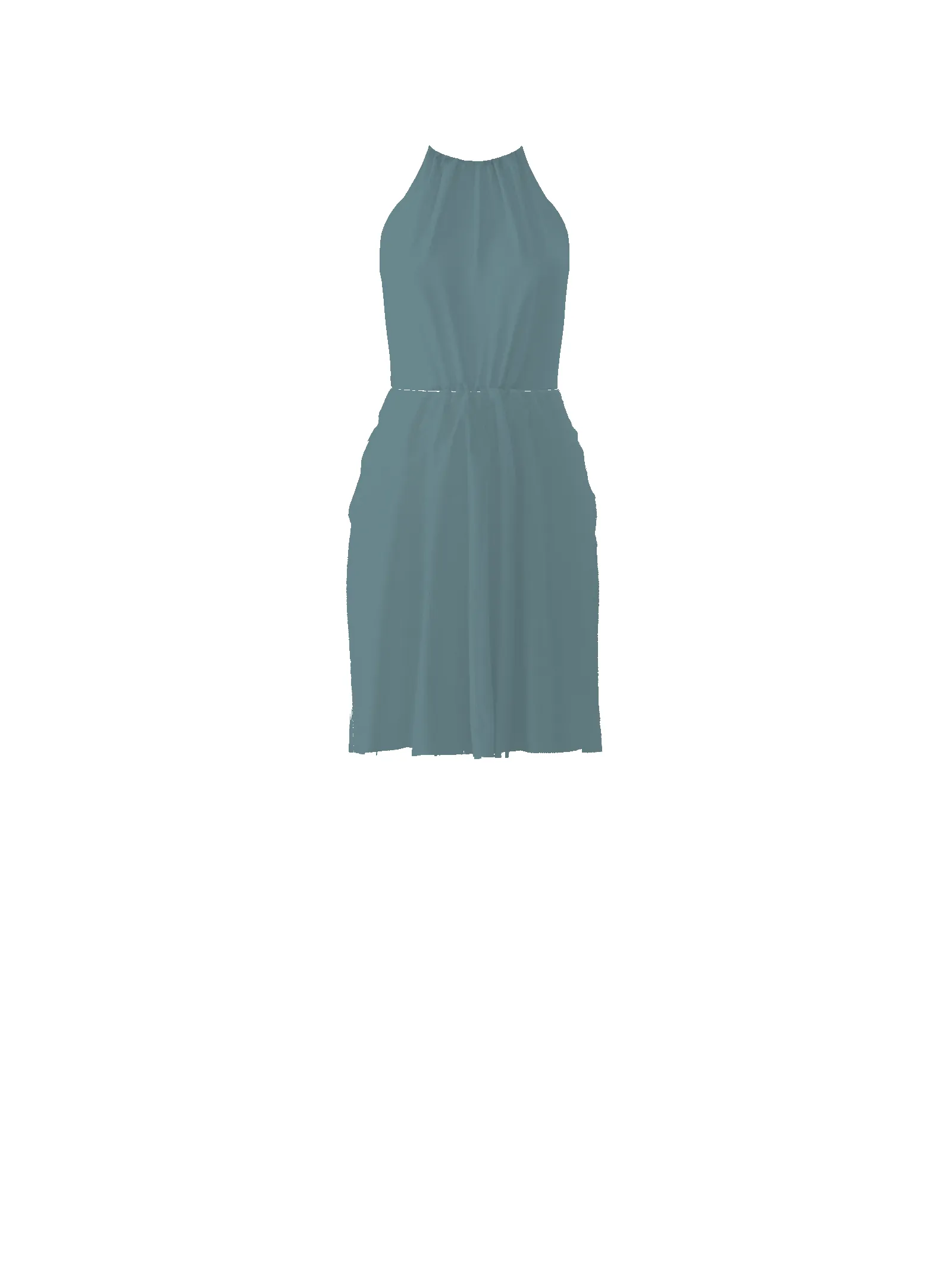 Bodice(Kyra), Skirt(Carla), teal sold by Amsale