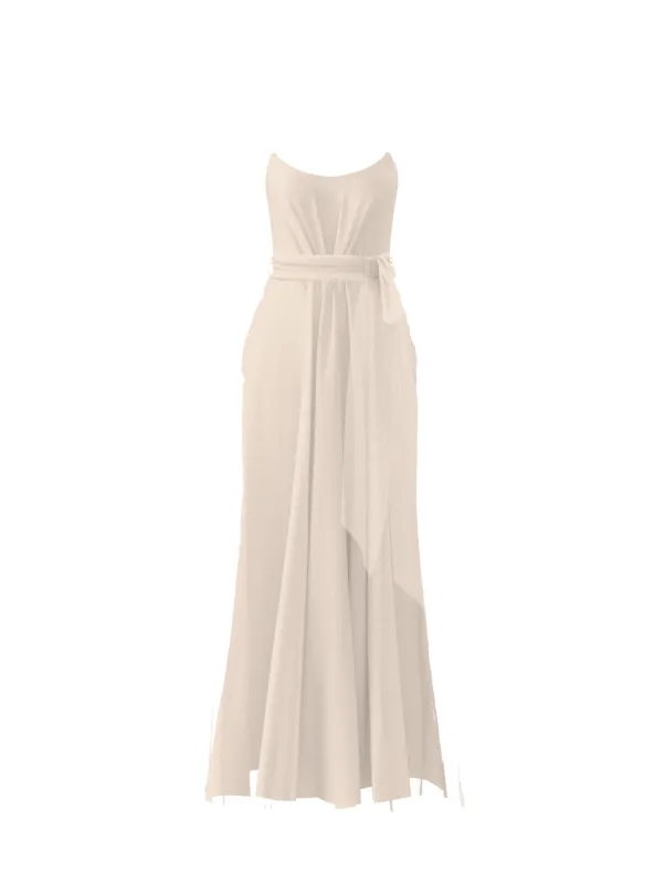 Bodice(Campbell), Skirt(Justine),Belt(Sash), cream sold by Amsale