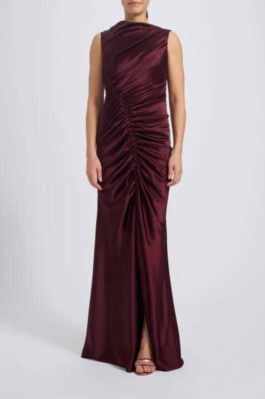 Fluid Satin Asymmetric Dress sold by Amsale