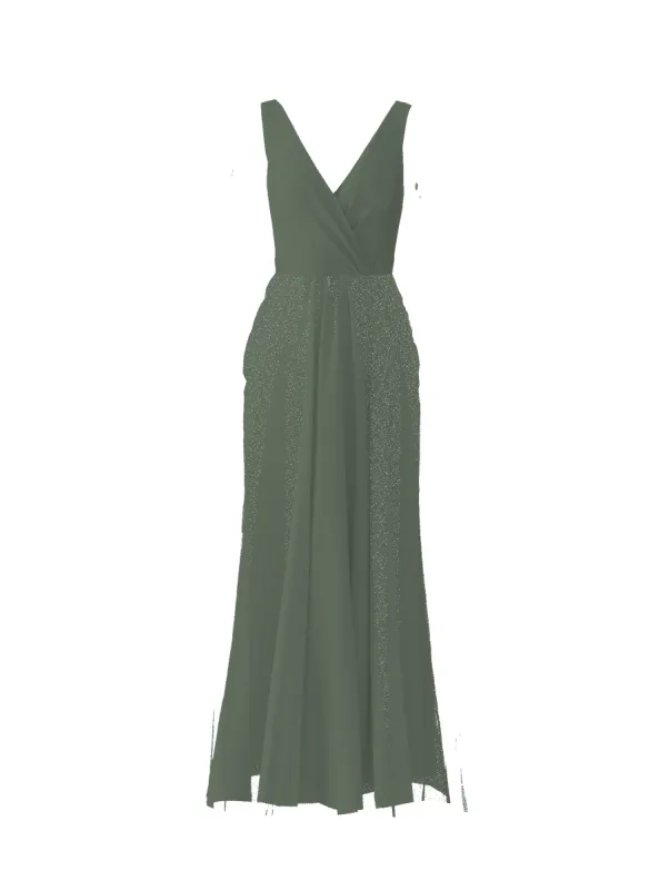 Bodice(Ava), Skirt(Justine), olive sold by Amsale