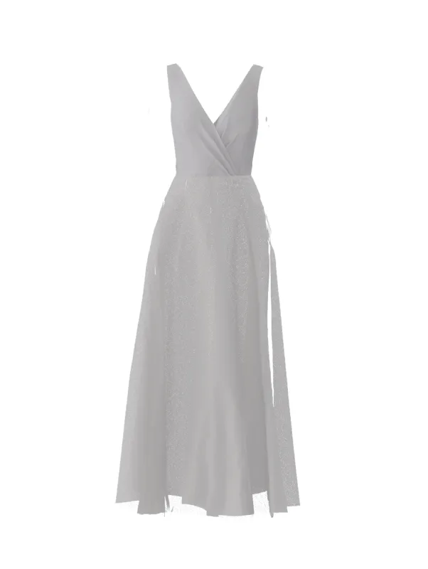 Bodice(Ava), Skirt(Cerisa), platinum sold by Amsale