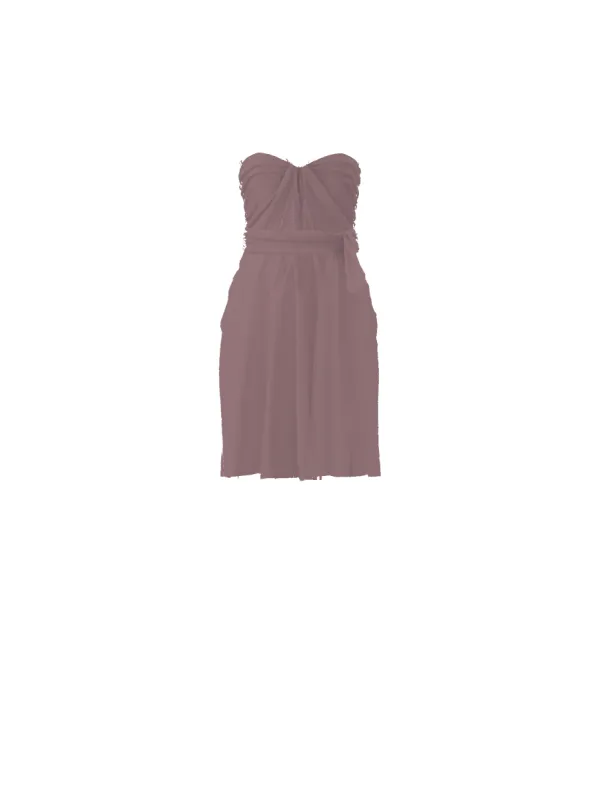 Bodice(Cerisa), Skirt(Carla),Belt(Sash), mauve sold by Amsale