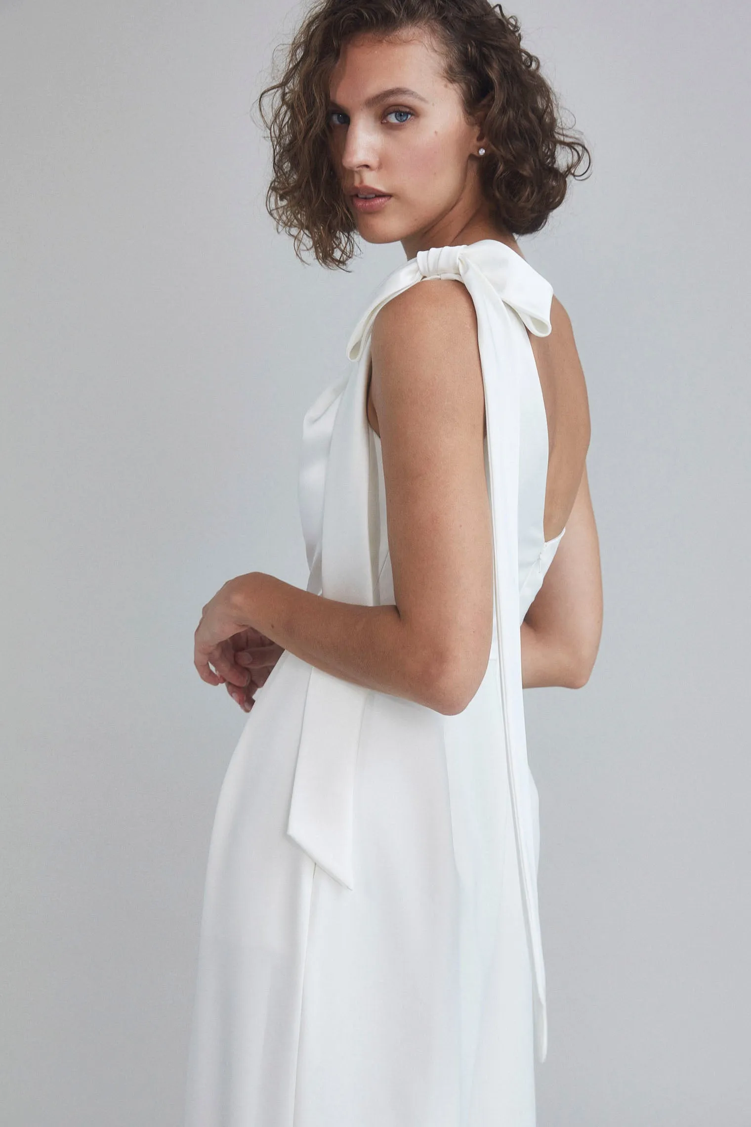 One-shoulder Jumpsuit sold by Amsale product image thumbnail 3