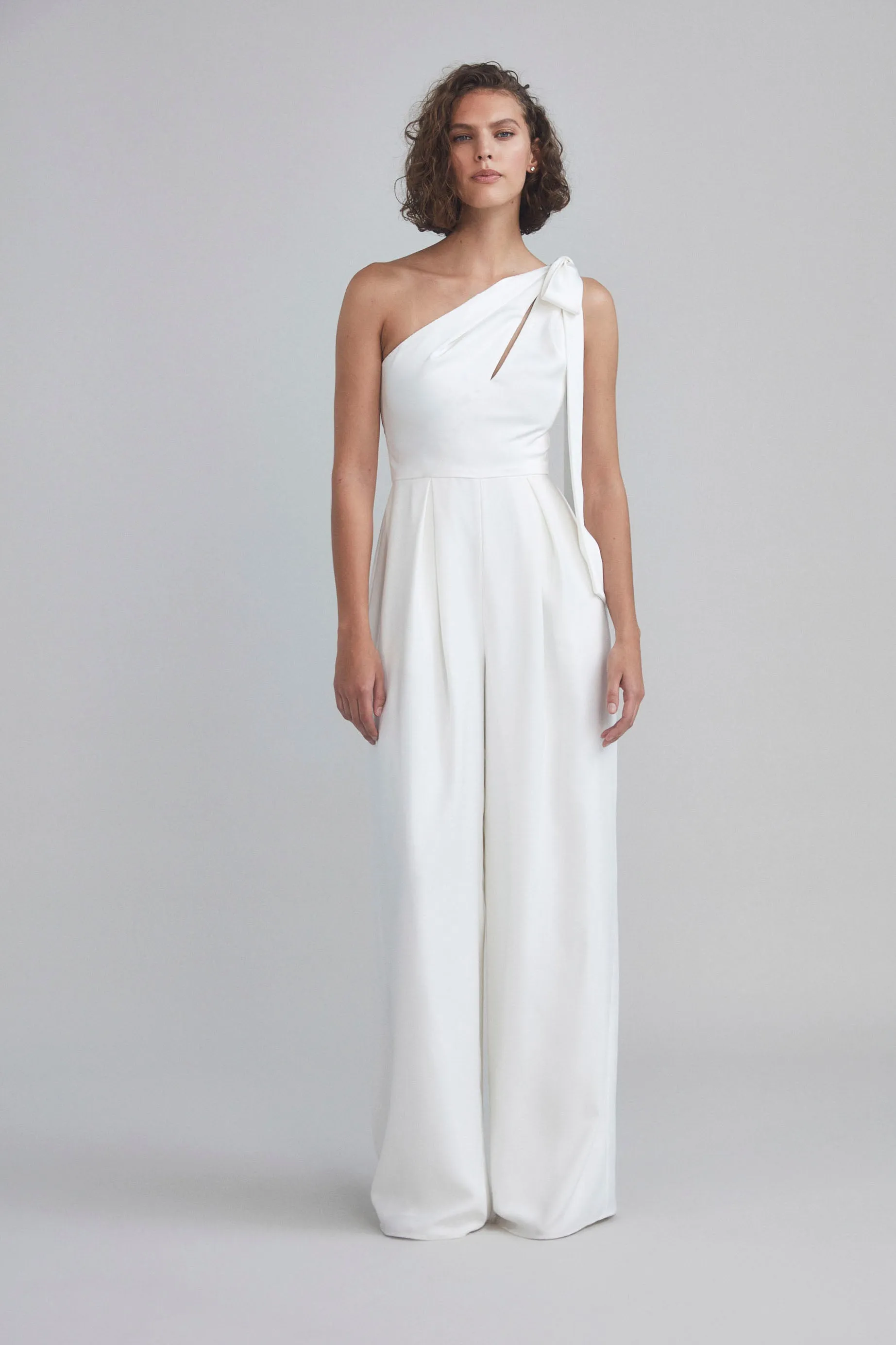 One-shoulder Jumpsuit sold by Amsale product image thumbnail 4