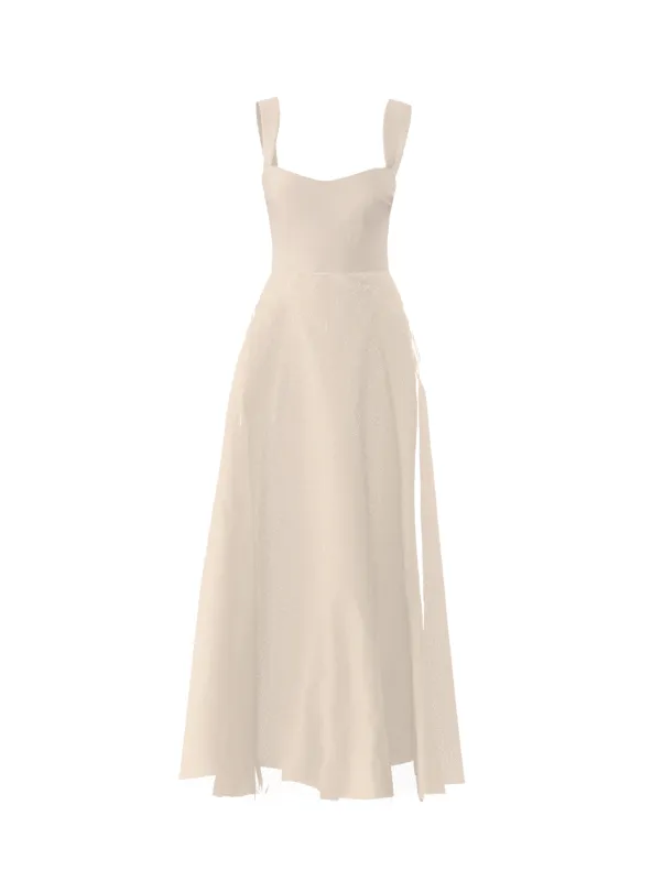 Bodice(Alexis), Skirt(Cerisa), cream sold by Amsale