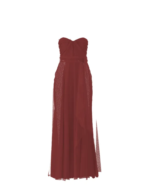 Bodice(Cerisa), Skirt(Jaycie),Belt(Sash), cayenne sold by Amsale