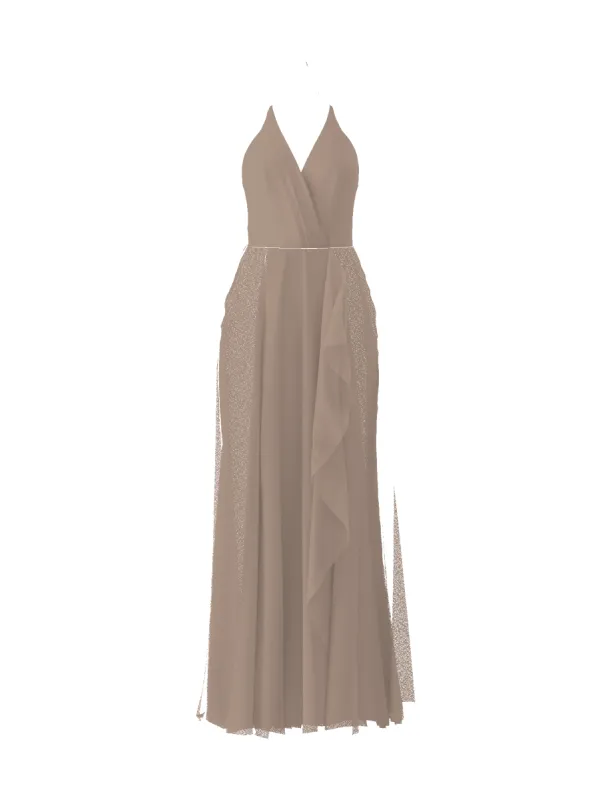 Bodice(Carmelle), Skirt(Jaycie), latte sold by Amsale