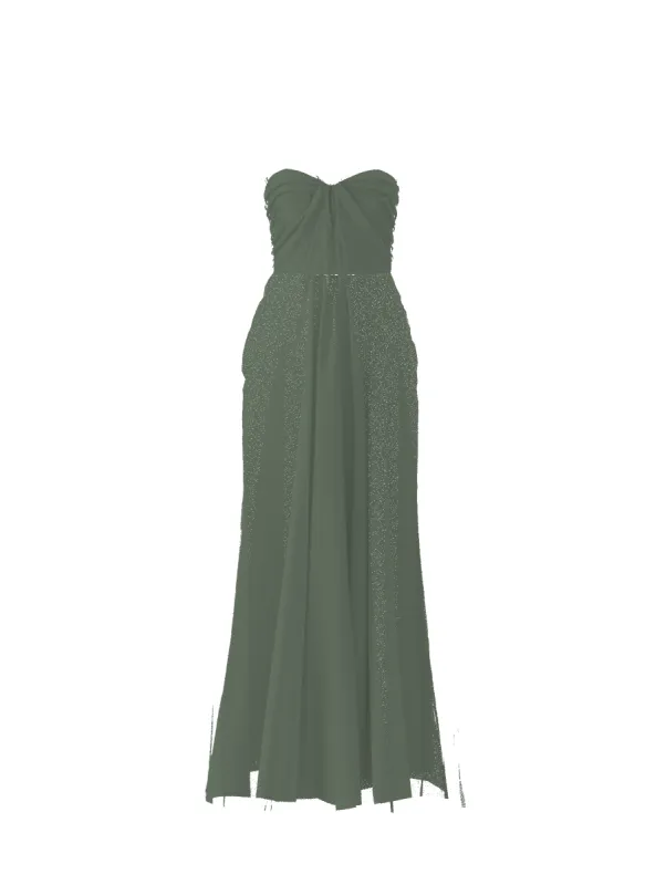 Bodice(Cerisa), Skirt(Justine), olive sold by Amsale