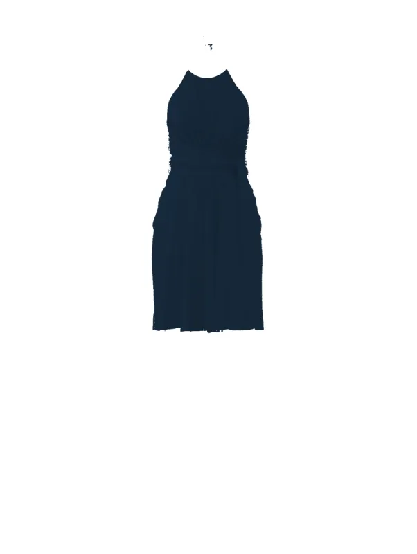 Bodice(Jayla), Skirt(Carla),Belt(Sash), navy sold by Amsale