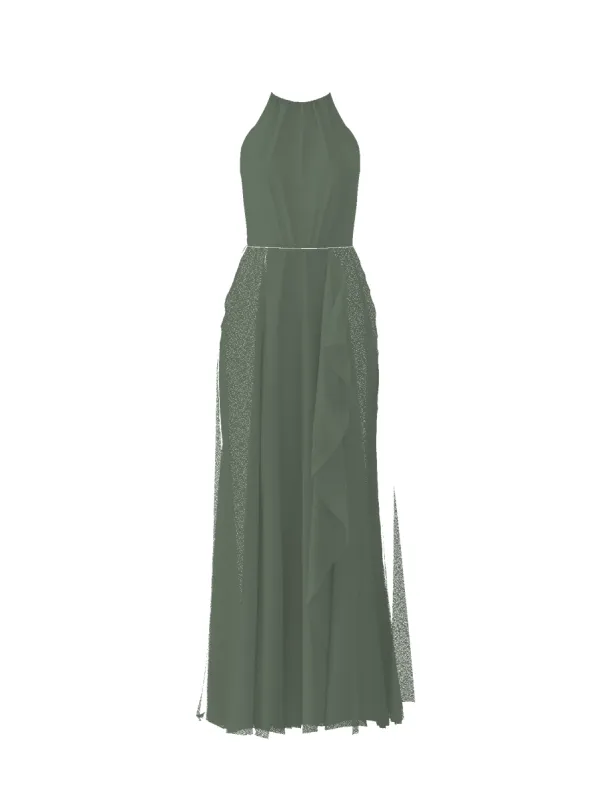 Bodice(Kyra), Skirt(Jaycie), olive sold by Amsale