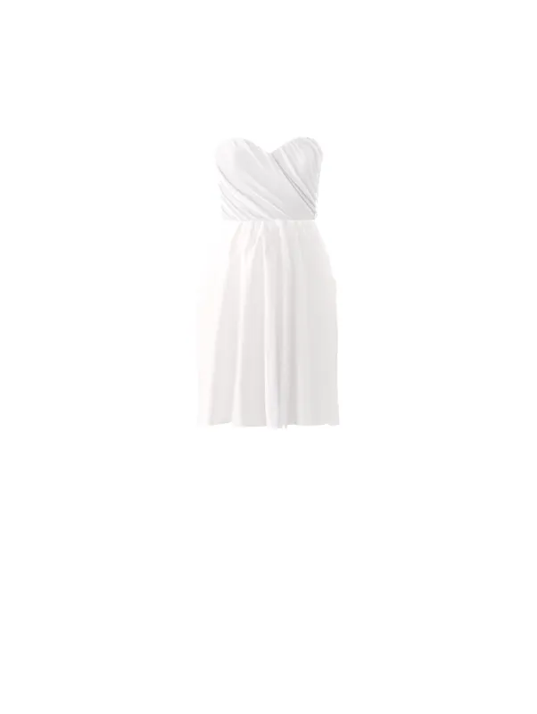 Bodice(Jaycie), Skirt(Carla), white sold by Amsale