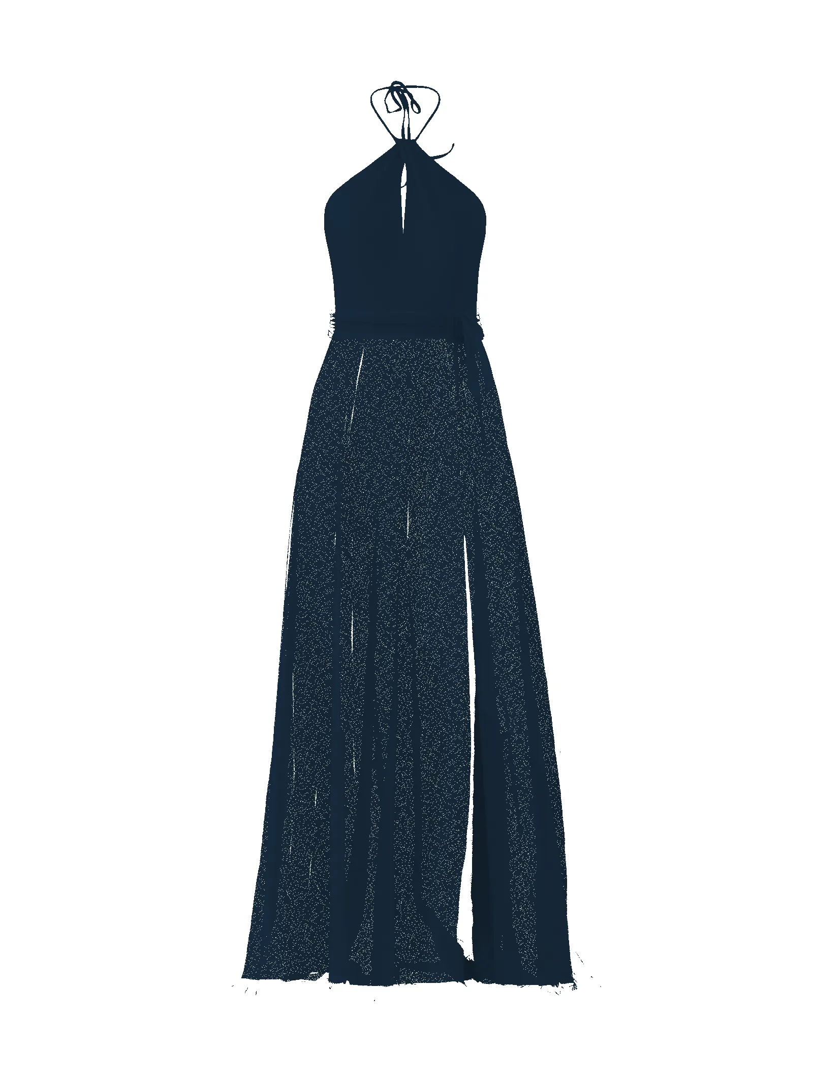 Bodice(Colby), Skirt(Arabella),Belt(Sash), navy sold by Amsale