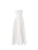 Bodice(Cerisa), Skirt(Cerisa), white sold by Amsale