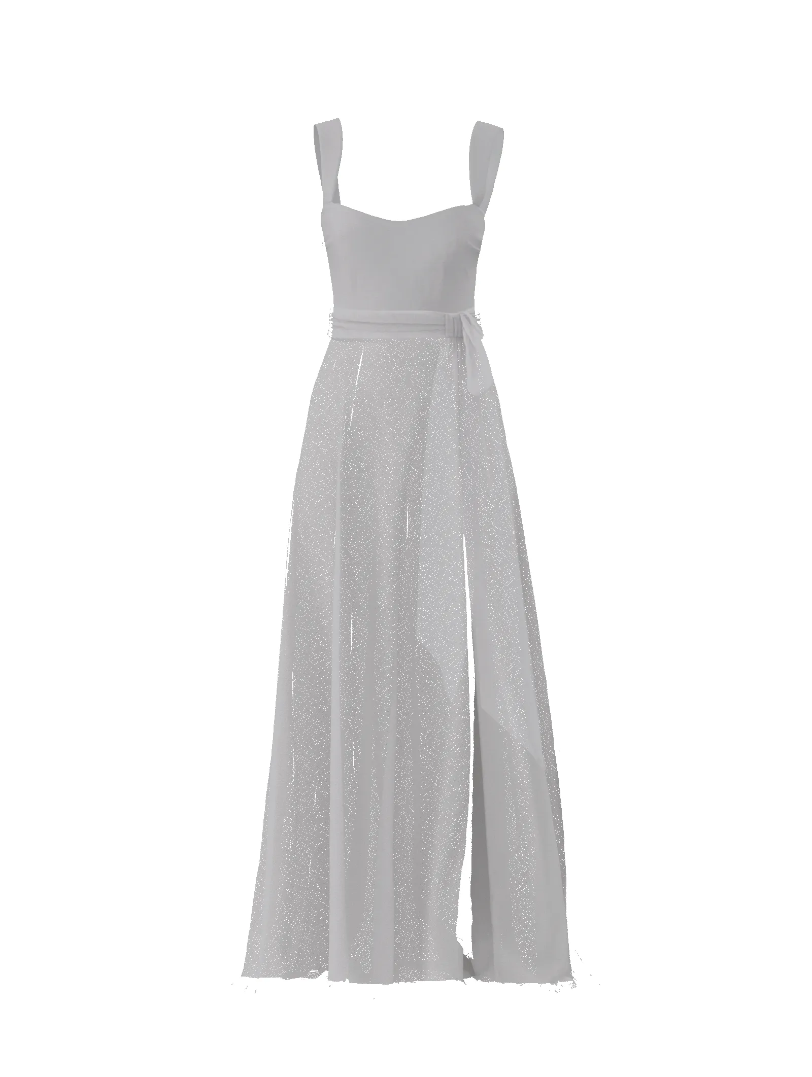 Bodice(Alexis), Skirt(Arabella),Belt(Sash), platinum sold by Amsale