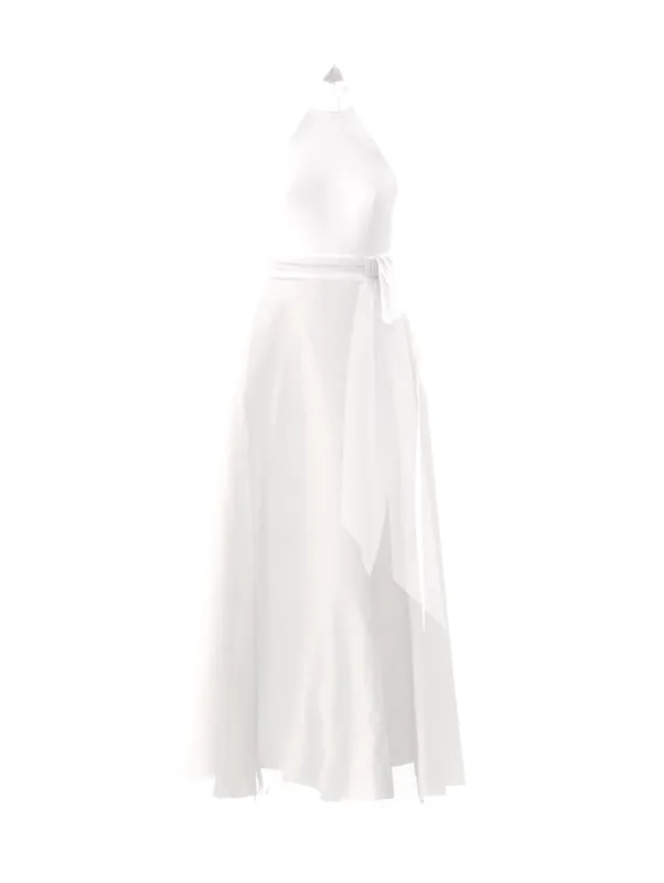 Bodice(Sophia), Skirt(Cerisa),Belt(Sash), white sold by Amsale