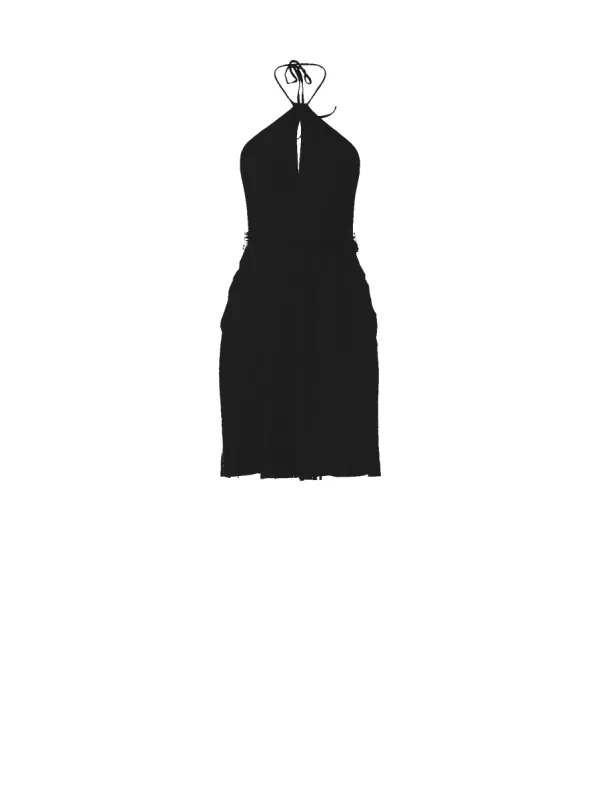 Bodice(Colby), Skirt(Carla),Belt(Sash), black sold by Amsale