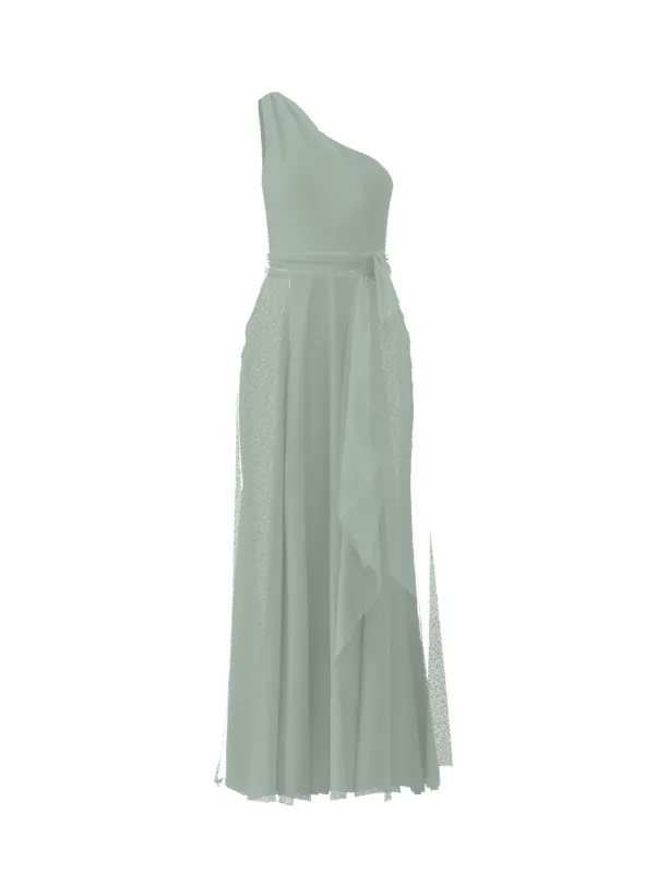 Bodice(Laurie), Skirt(Jaycie),Belt(Sash), sage sold by Amsale