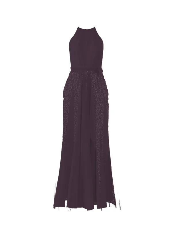 Bodice(Kyra), Skirt(Justine),Belt(Sash), plum sold by Amsale
