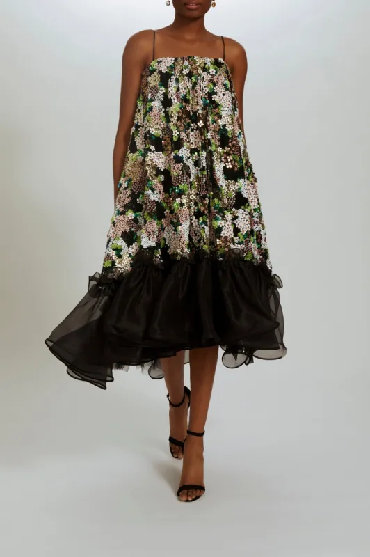 Hand-Beaded Trapeze Dress sold by Amsale