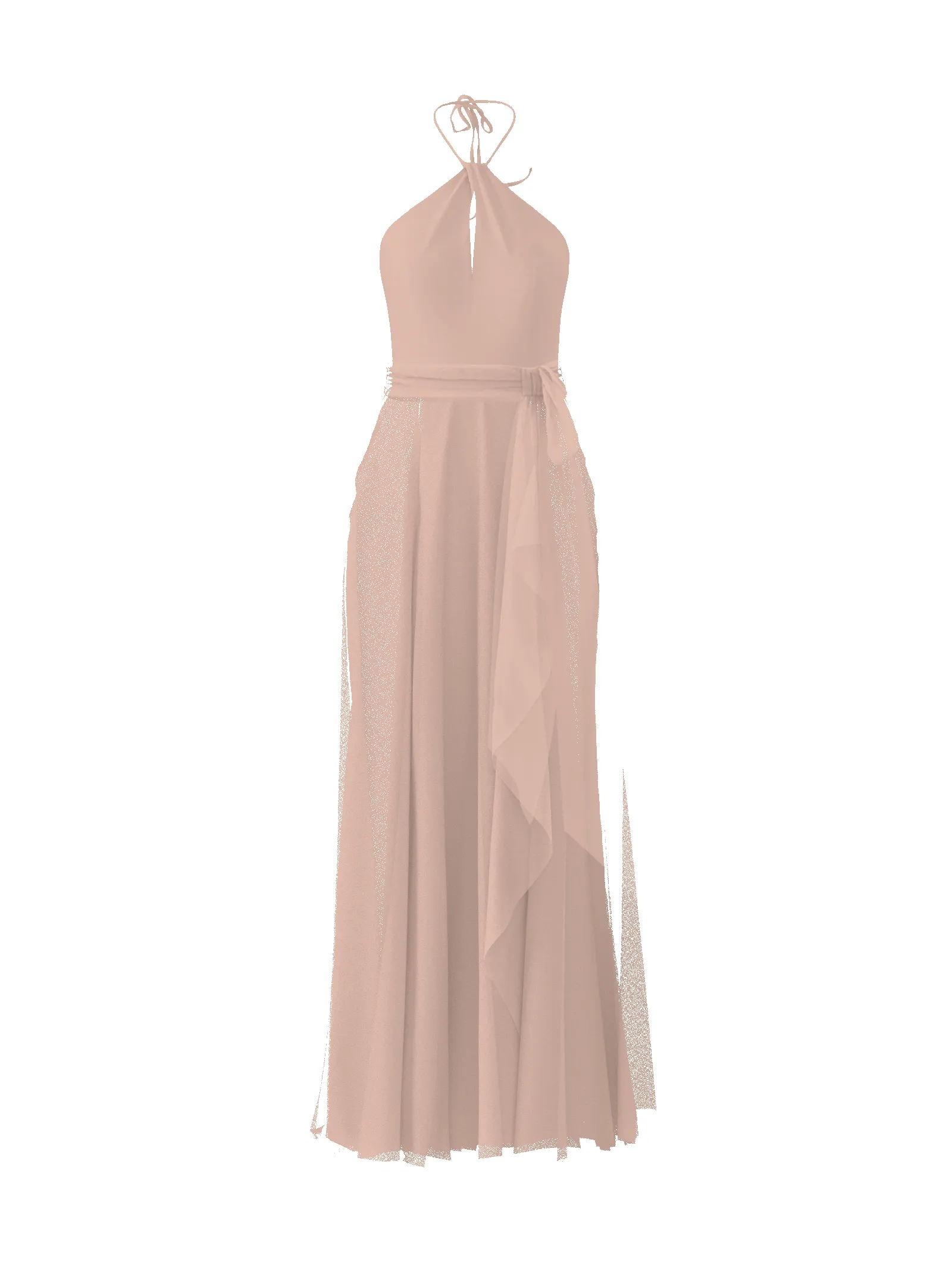 Bodice(Colby), Skirt(Jaycie),Belt(Sash), blush sold by Amsale