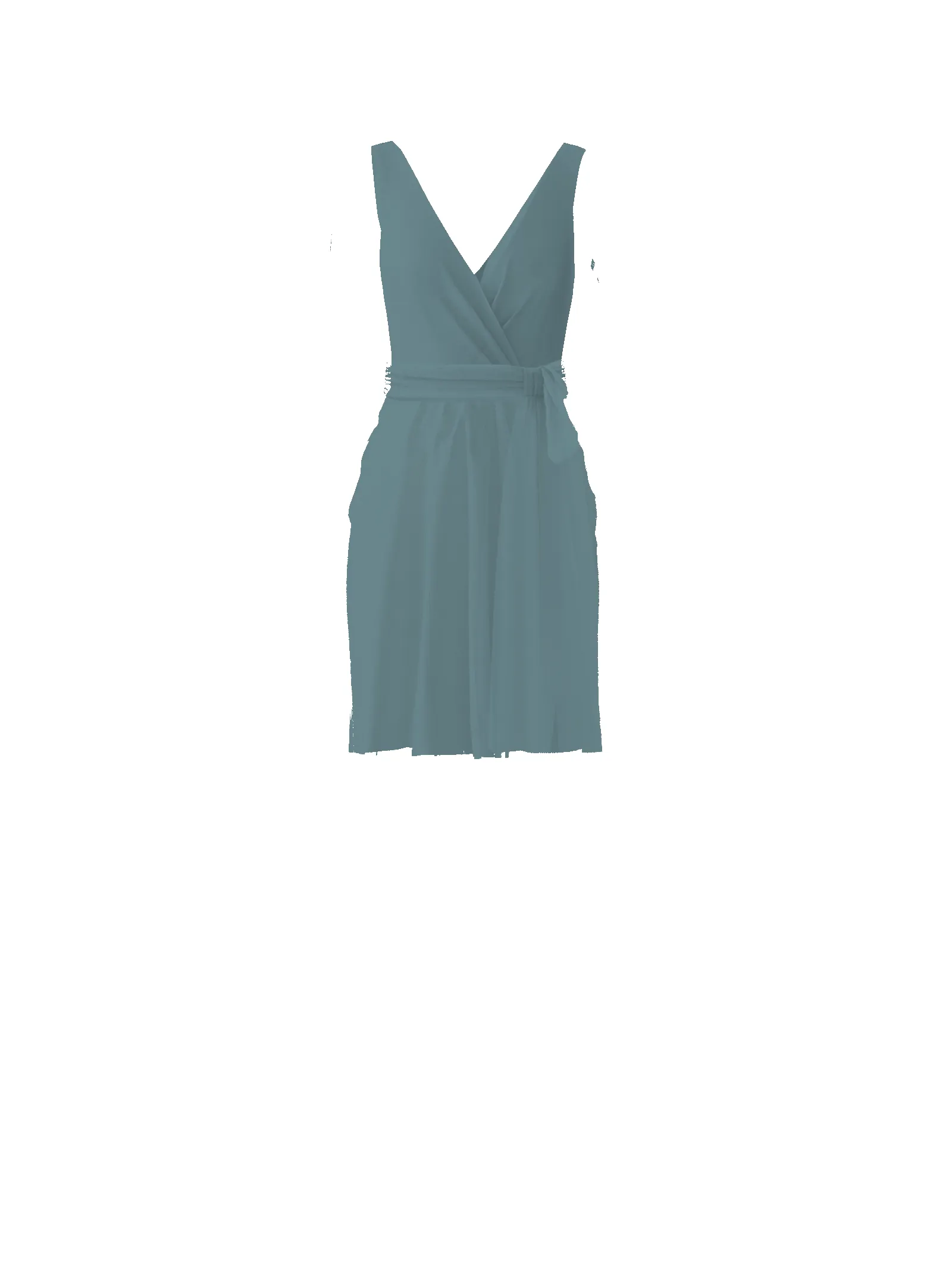 Bodice(Ava), Skirt(Carla),Belt(Sash), teal sold by Amsale