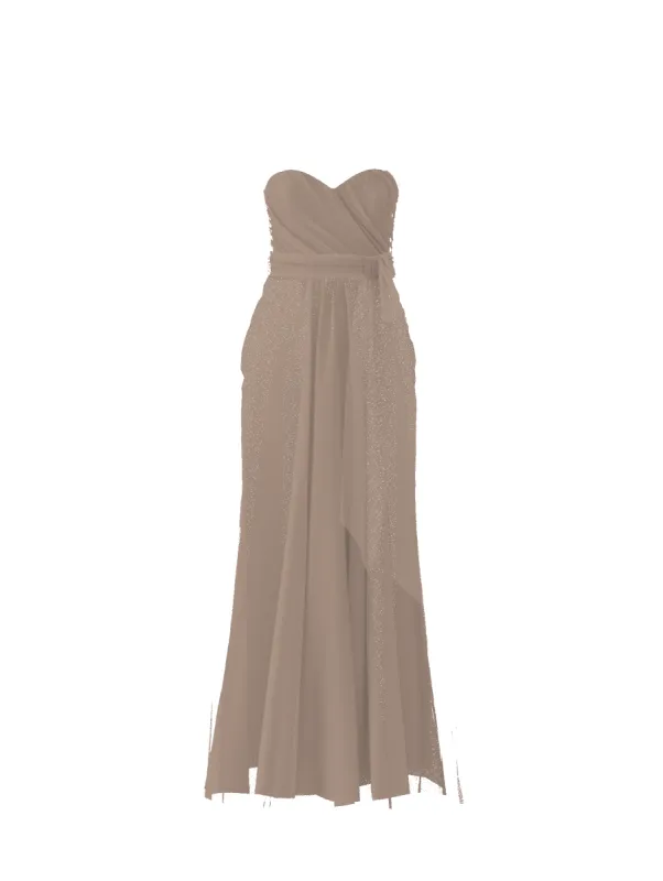 Bodice(Jaycie), Skirt(Justine),Belt(Sash), latte sold by Amsale