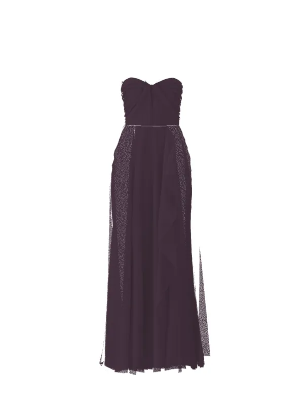 Bodice(Cerisa), Skirt(Jaycie), plum sold by Amsale