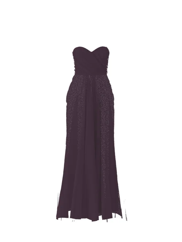 Bodice(Jaycie), Skirt(Justine), plum sold by Amsale