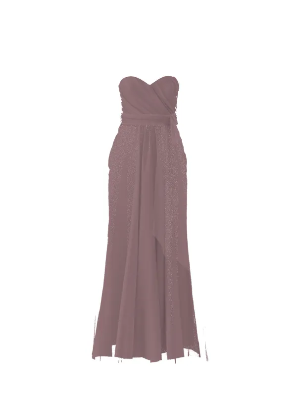 Bodice(Jaycie), Skirt(Justine),Belt(Sash), mauve sold by Amsale