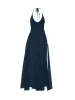 Bodice(Daryn), Skirt(Cerisa),Belt(Sash), navy sold by Amsale