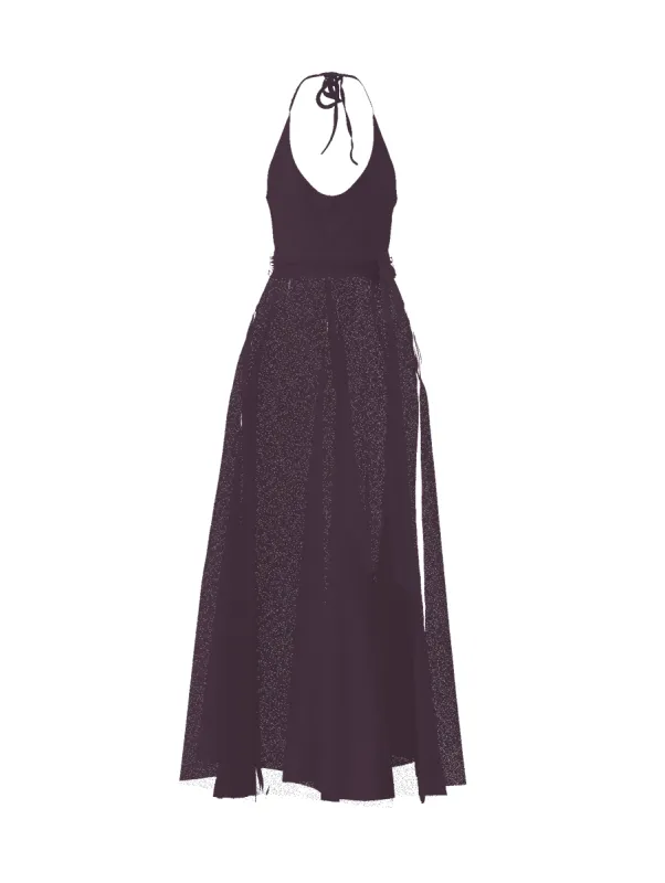 Bodice(Daryn), Skirt(Cerisa),Belt(Sash), plum sold by Amsale