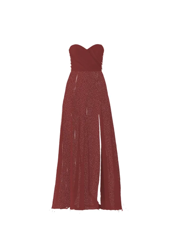 Bodice(Jaycie), Skirt(Arabella), cayenne sold by Amsale