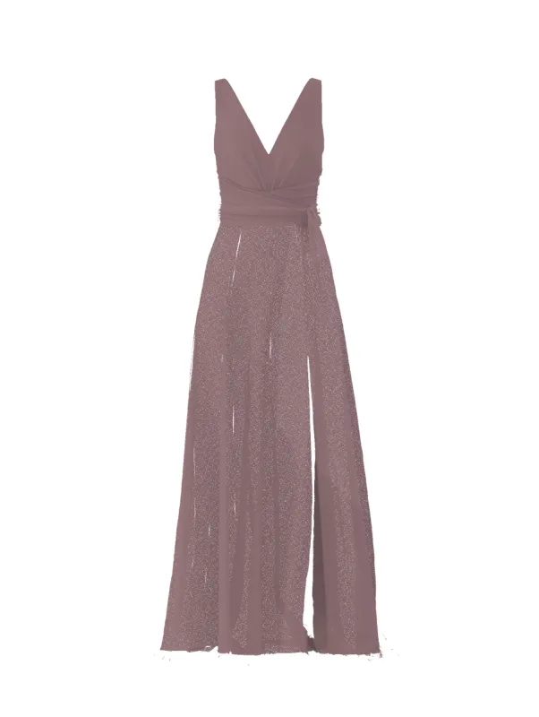 Bodice(Justine), Skirt(Arabella),Belt(Sash), mauve sold by Amsale