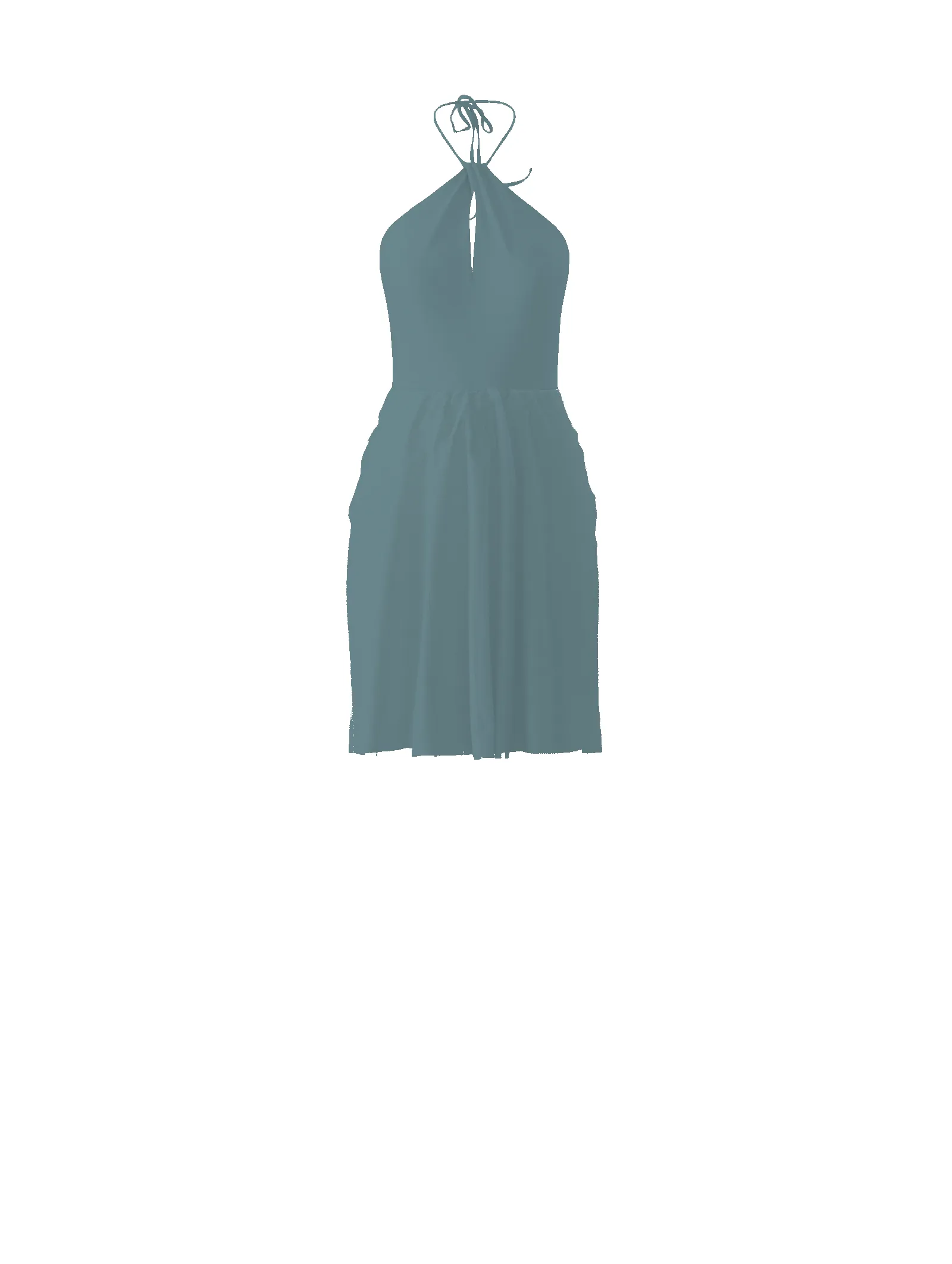 Bodice(Colby), Skirt(Carla), teal sold by Amsale