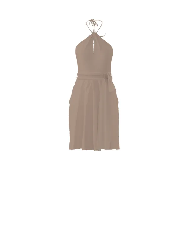 Bodice(Colby), Skirt(Carla),Belt(Sash), latte sold by Amsale