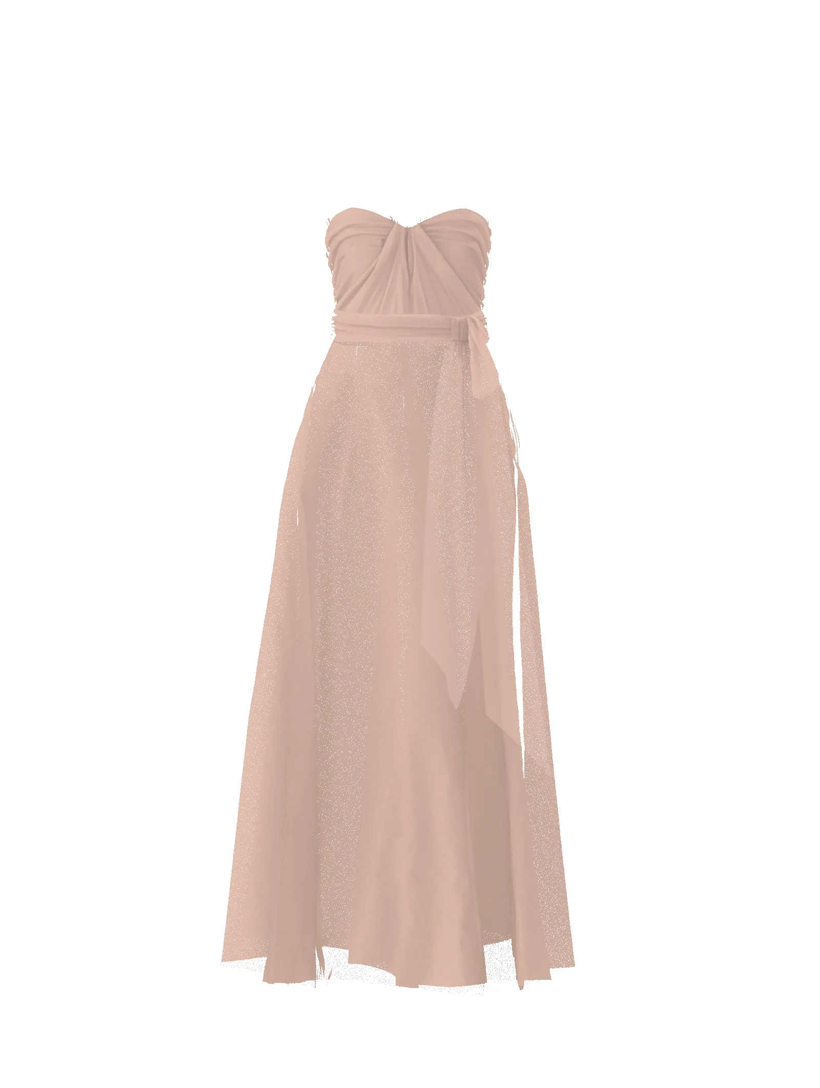 Bodice(Cerisa), Skirt(Cerisa),Belt(Sash), blush sold by Amsale