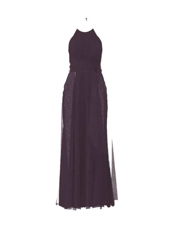 Bodice(Jayla), Skirt(Jaycie),Belt(Sash), plum sold by Amsale