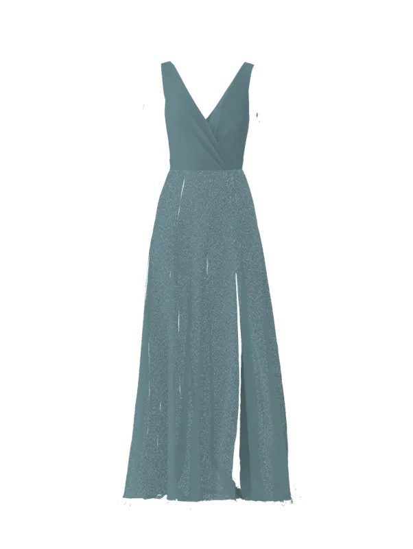 Bodice(Ava), Skirt(Arabella), teal sold by Amsale