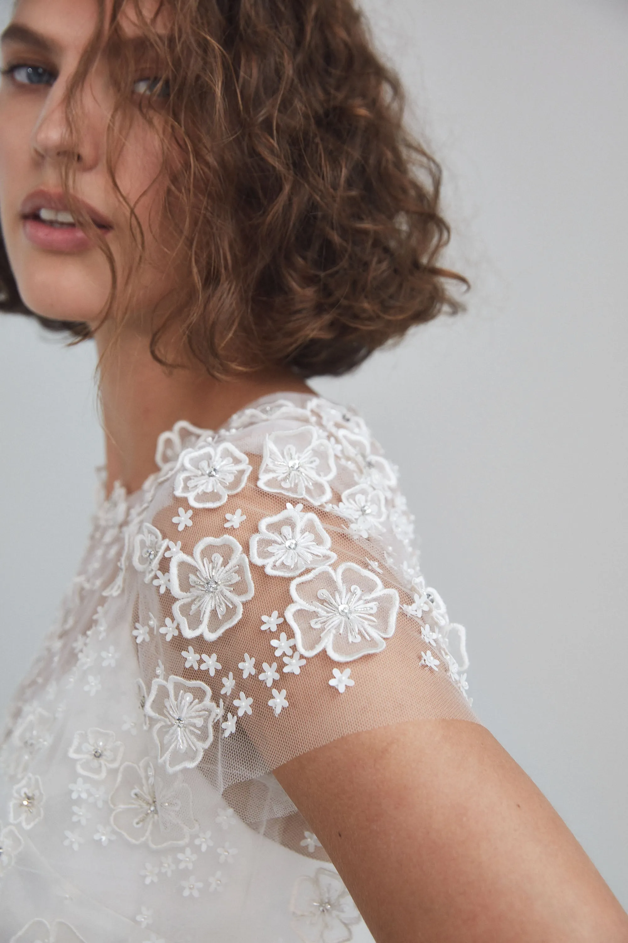 LW202 - Floral Sheath Dress sold by Amsale product image thumbnail 3