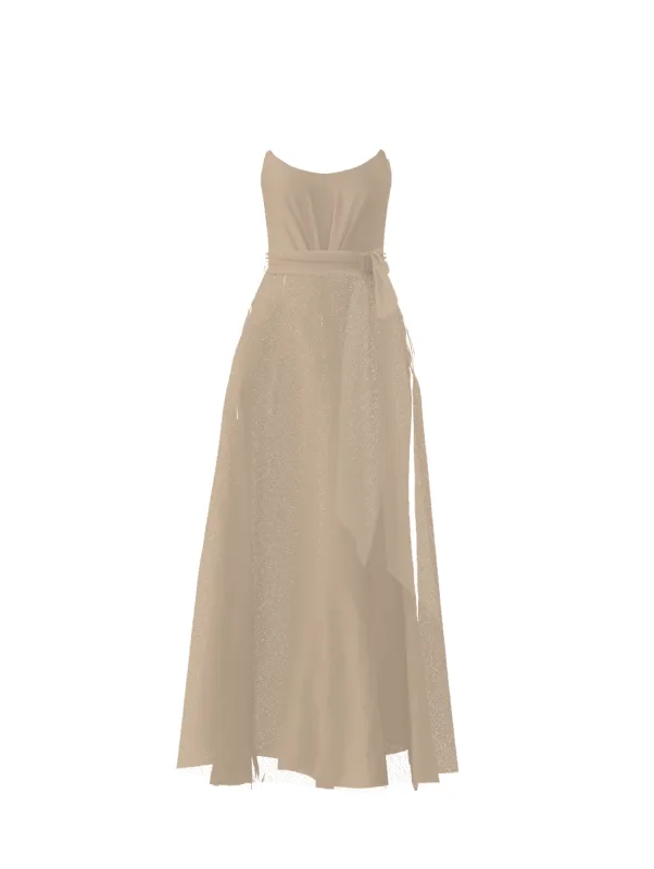 Bodice(Campbell), Skirt(Cerisa),Belt(Sash), sand sold by Amsale