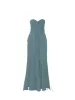 Bodice(Jaycie), Skirt(Justine),Belt(Sash), teal sold by Amsale