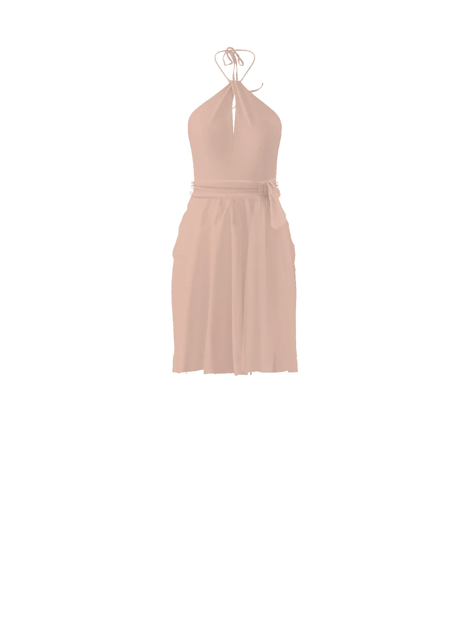 Bodice(Colby), Skirt(Carla),Belt(Sash), blush sold by Amsale